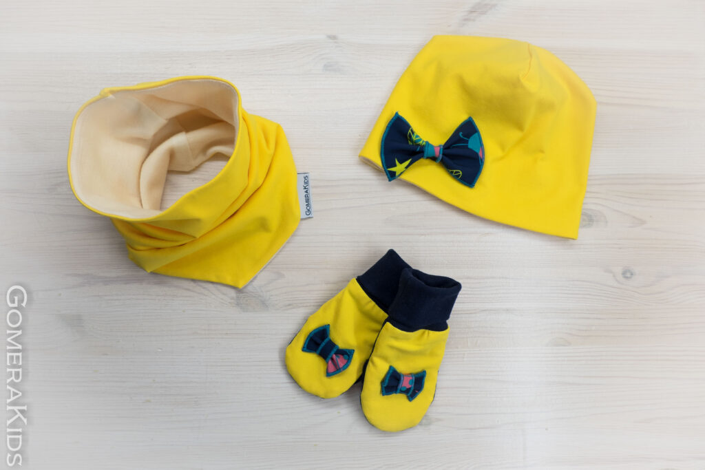 lipsudega kindad müts